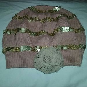 Juicy couture sequin hat
